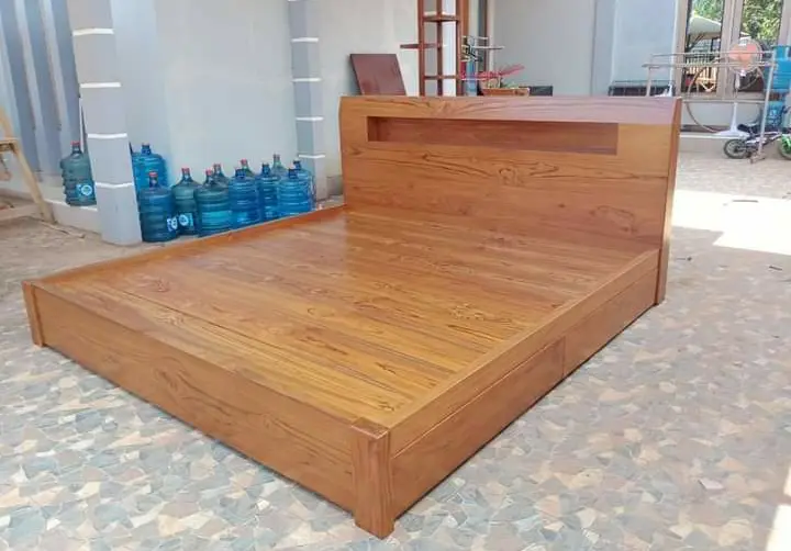 Tempat Tidur Jati Minimalis, Ranjang Kayu Jati Jepara, Tempat Tidur Minimalis Modern, Ranjang Jati Mewah