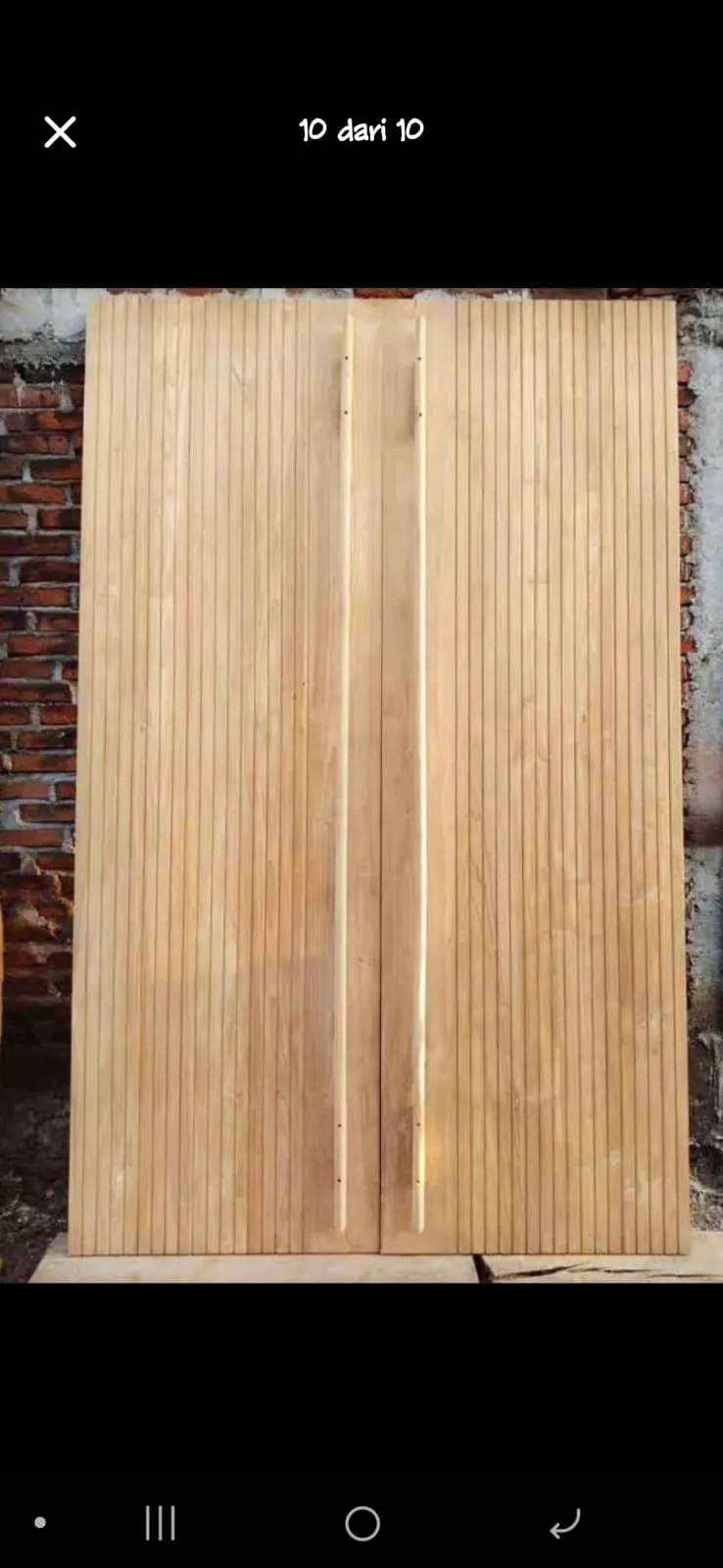 Pintu Kusen Kayu Jati Minimalis Ukiran Jepara – Pintu Rumah Jati Solid Premium