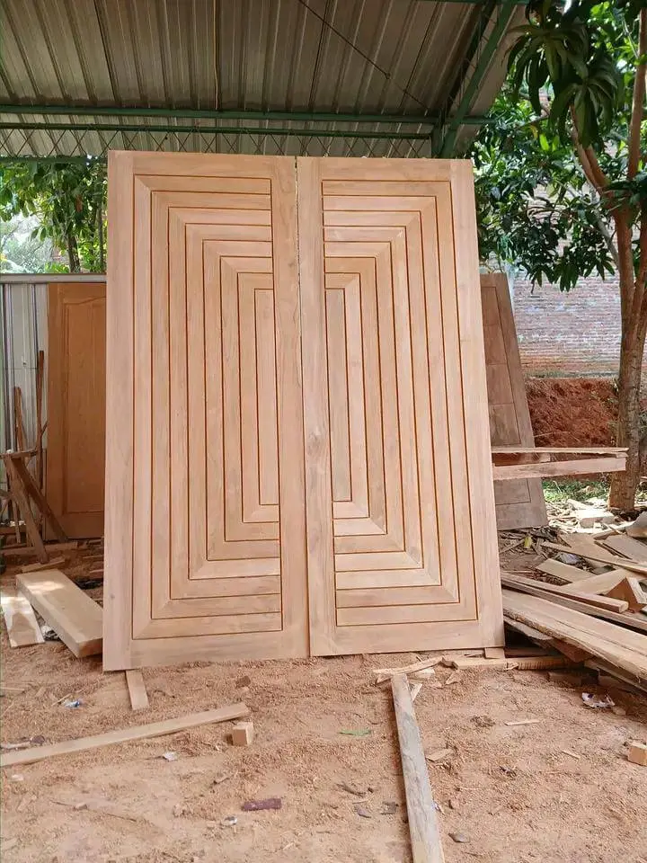 Kusen Pintu Jati Minimalis - Keanggunan Pintu dan Kusen Jati Minimalis dengan Sentuhan ahli yang menghasilkan minimalis yang Eksklusif